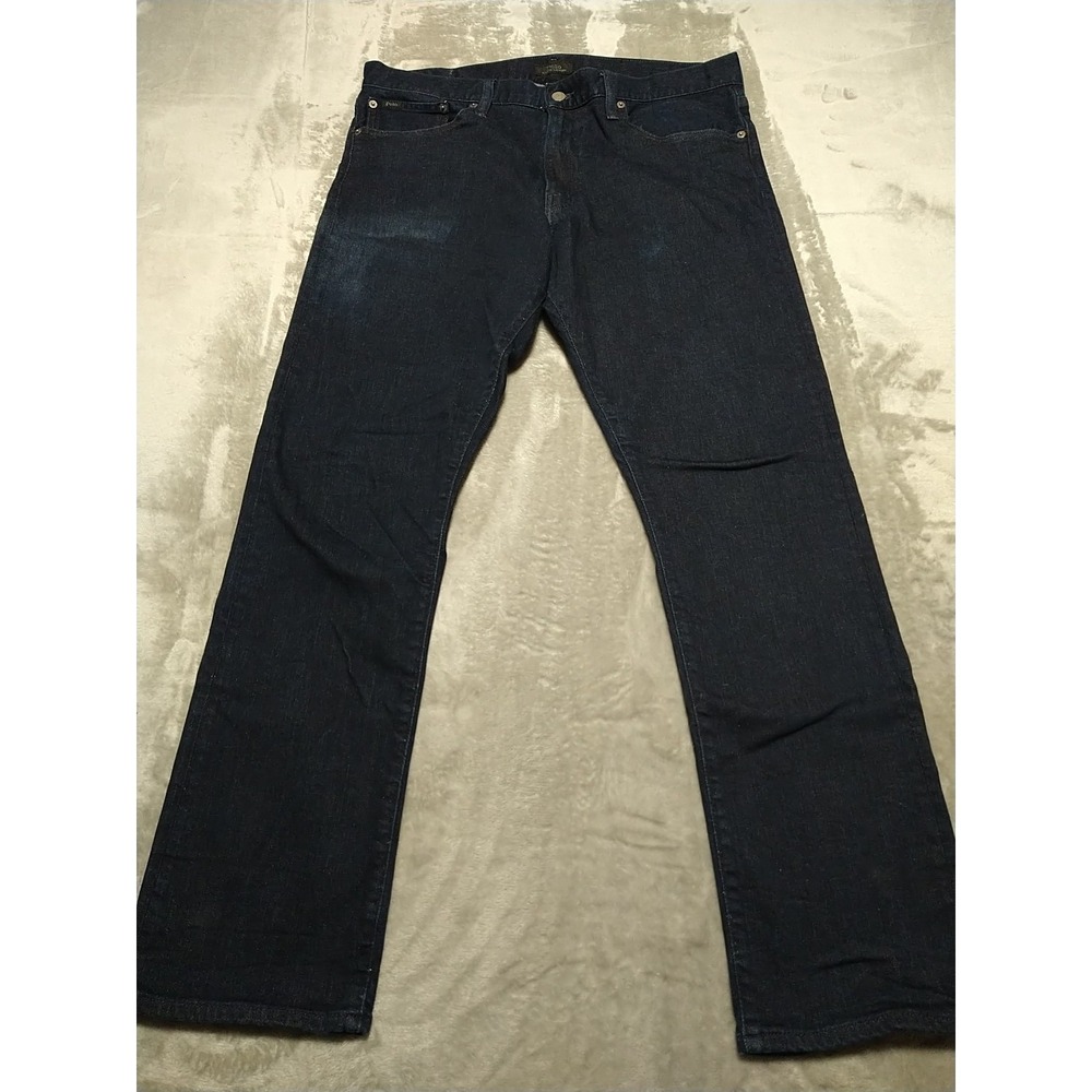 Polo Ralph Lauren Jeans W36 L31 Dark Blue Stretch Straight Classic Comfort Work